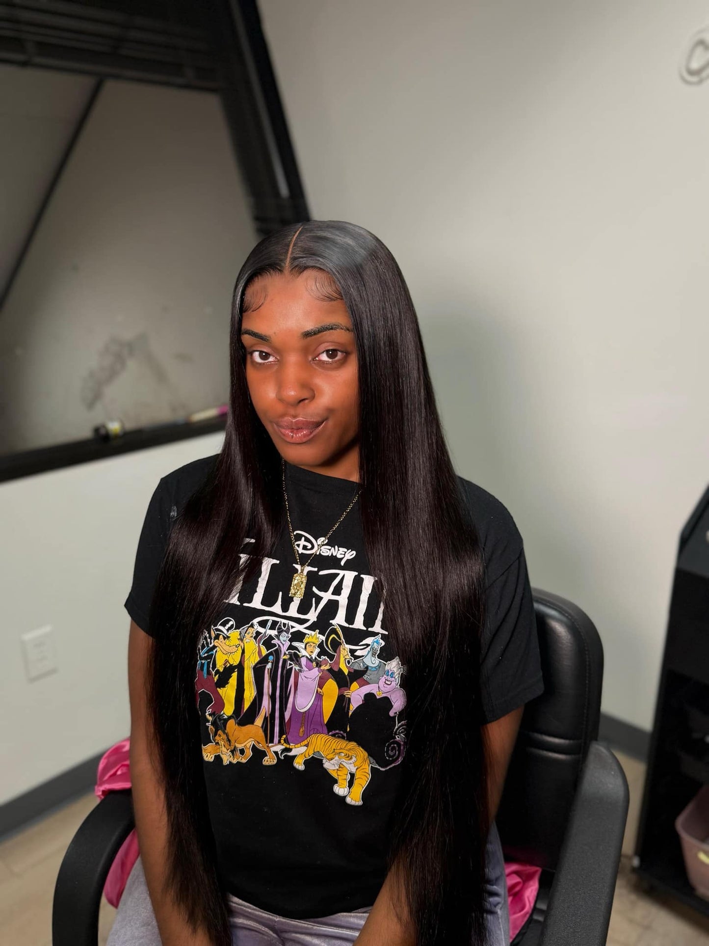 Straight 13 x 4 HD lace frontal unit