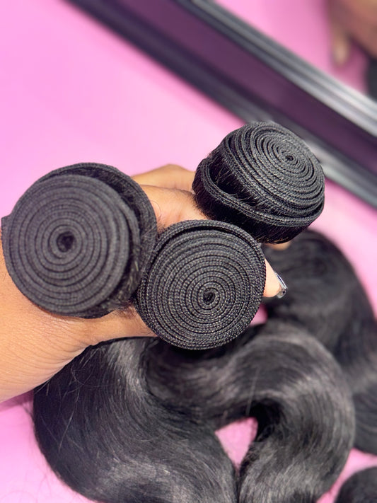 Single drawn Peruvian bundles