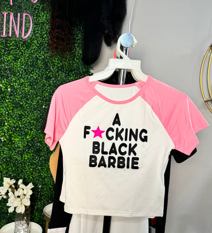 Black Barbie T- shirt