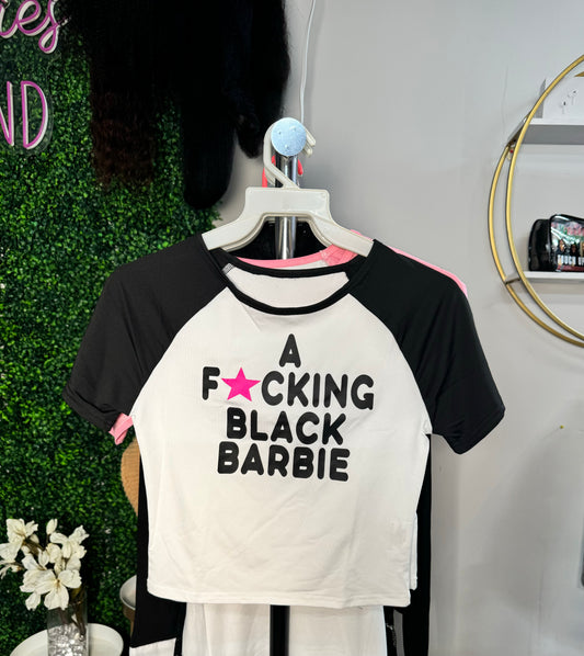 Black Barbie T- shirt