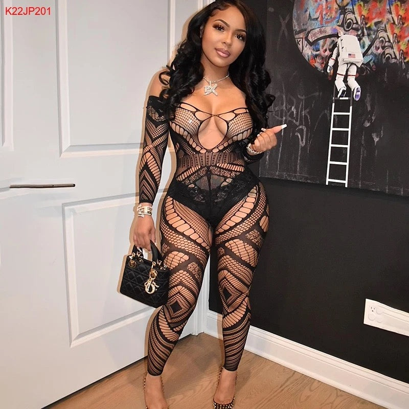 Mesh body suit